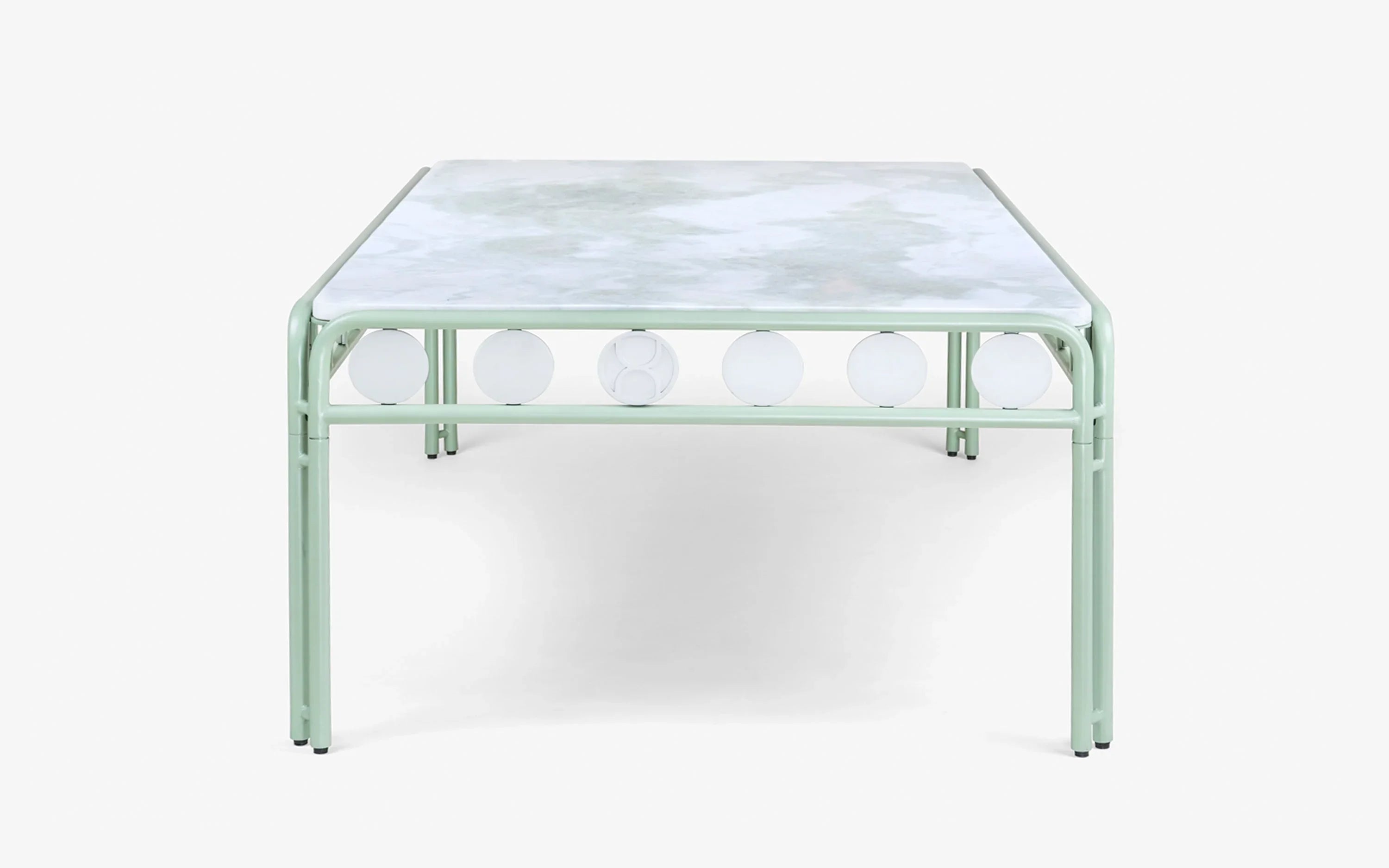 Dastoori Marble Coffee Table for Living Room | Aravali Green Marble Top Center Table