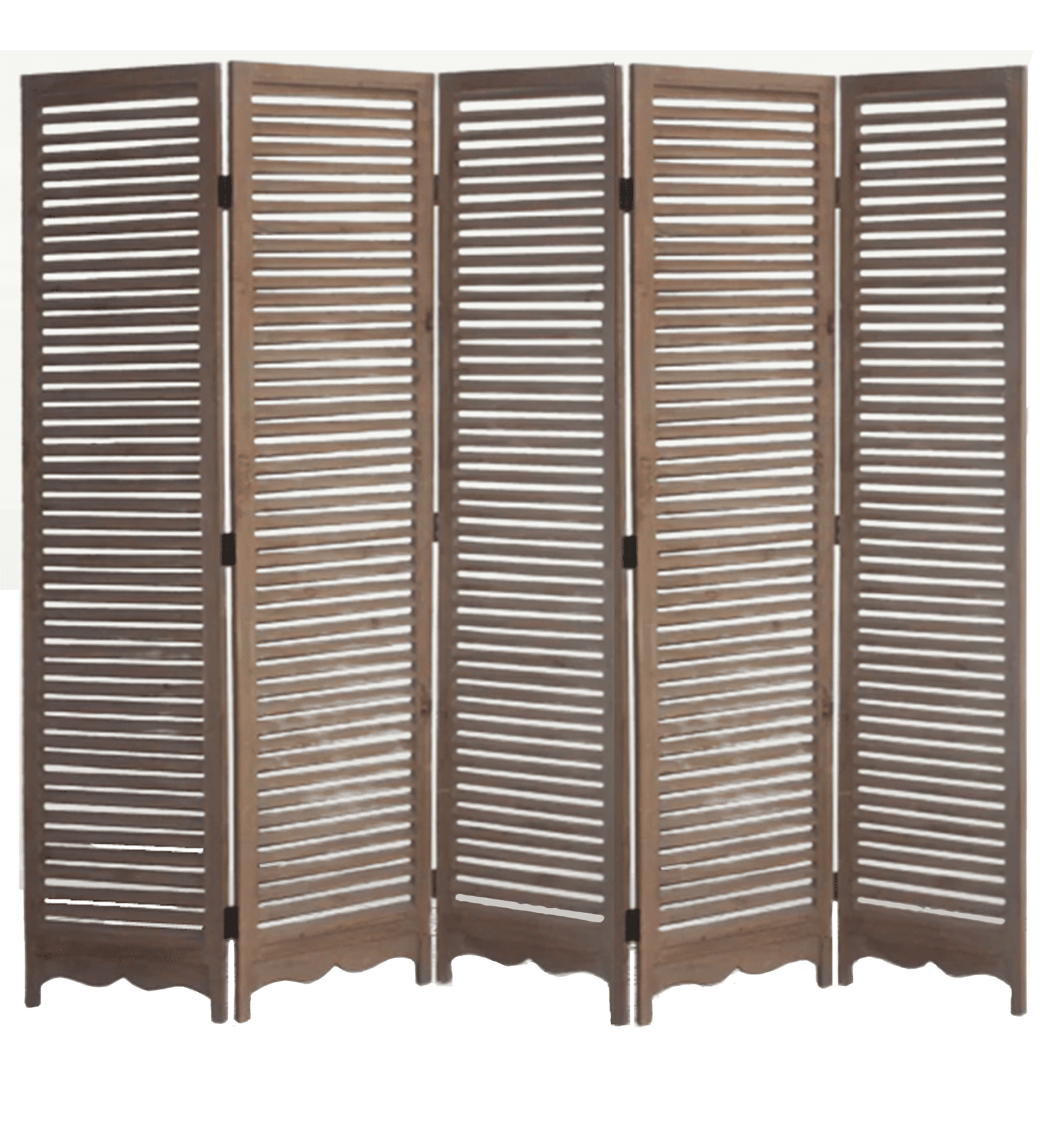 MDF Jali & Mango Wood Room Separator in Folding Style