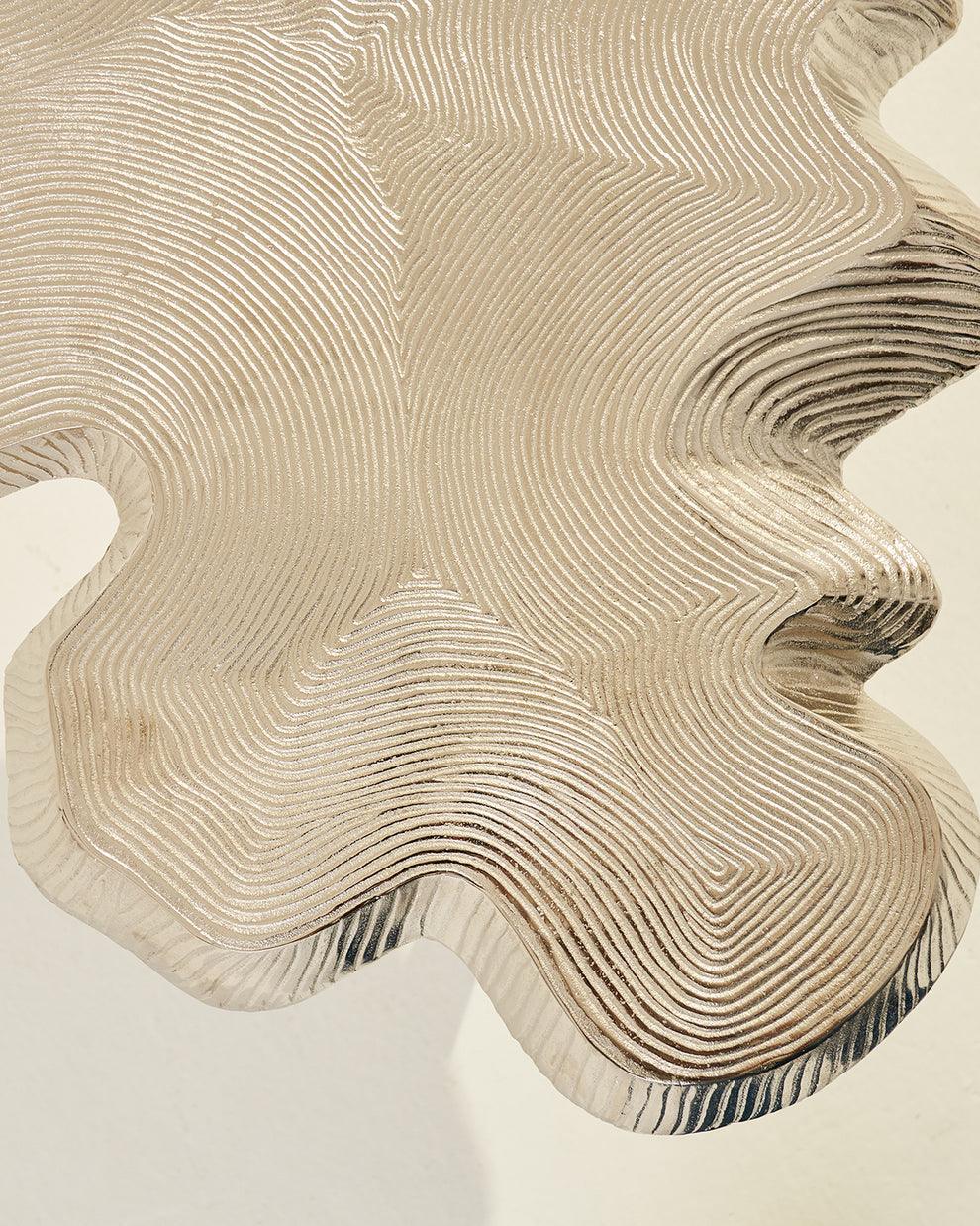 Amorphous Nesting Coffee Table for Living Room | Modern Designer Marble Finish Tea Table -Set of 2