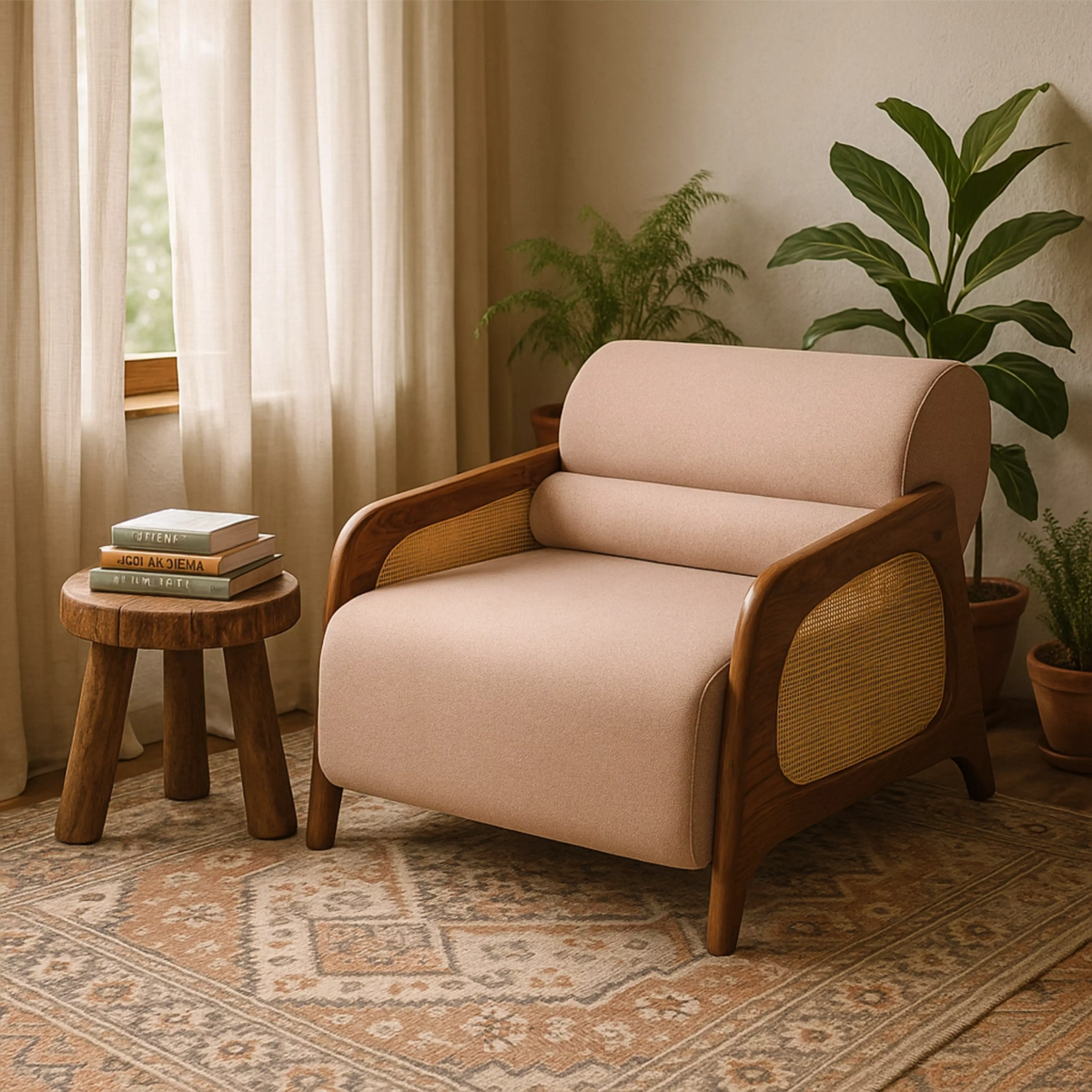 Lumbar Single Seater Sofa