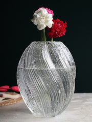 Lunara Night Glow Crystal Vase