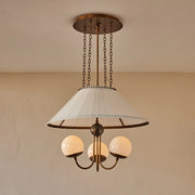Adele Milky Glass Chandelier