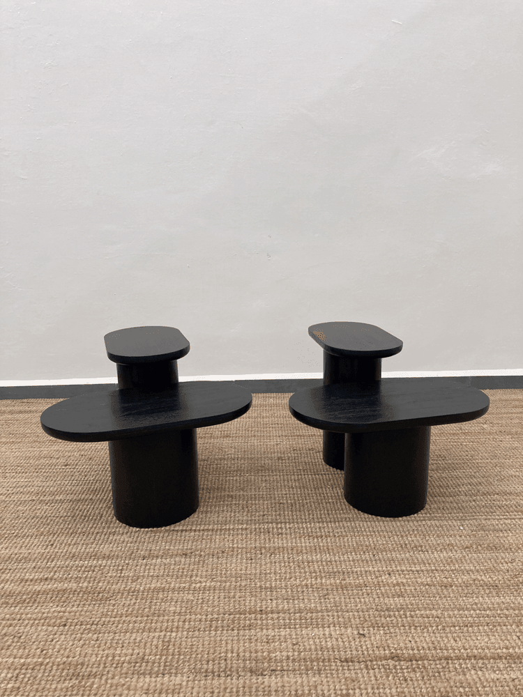 Portico Side Table - Set of 2 | Solid Teak Wood