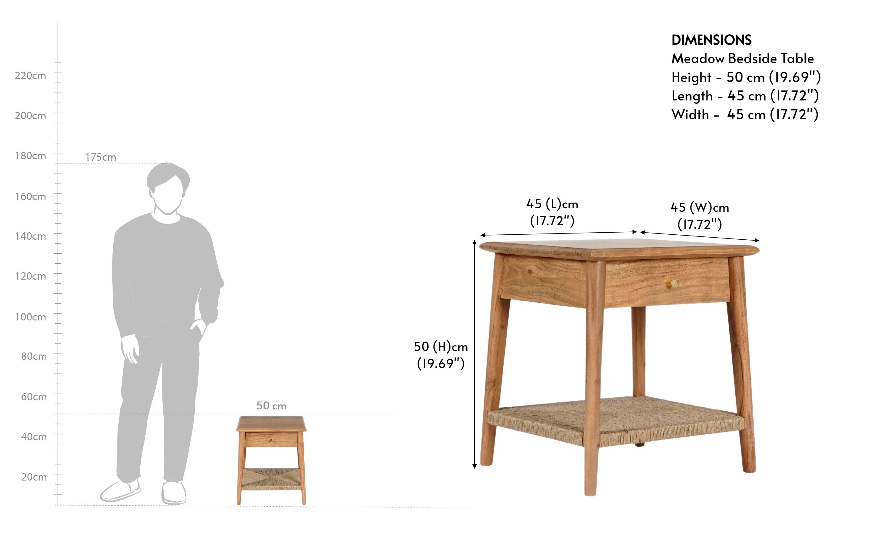 Meadow Bedside Table