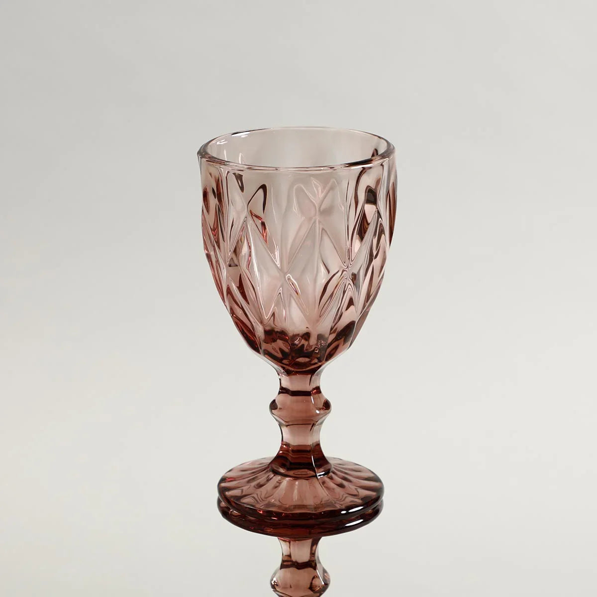 Jeniffer Purple Stem Glass Set Of 6