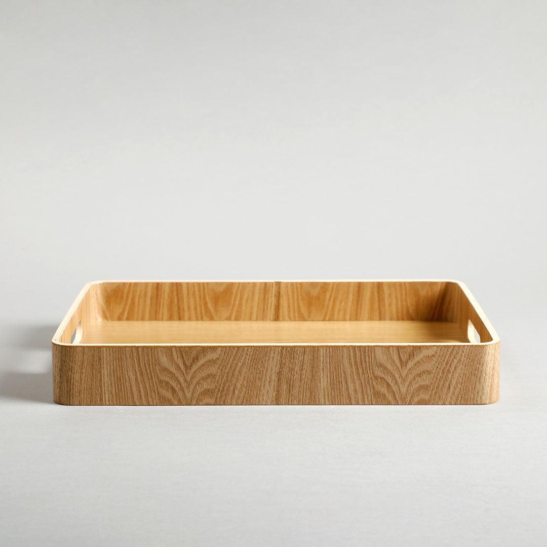 Trixie Wooden Tray | Decorative Rustic Serving Tray & Platter