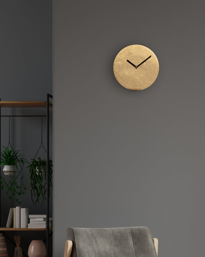 Wall O Clock - Brass