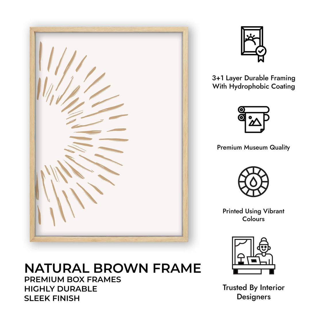 Burst White Wall Painting