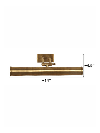 Simple Classic Brass Picture Light