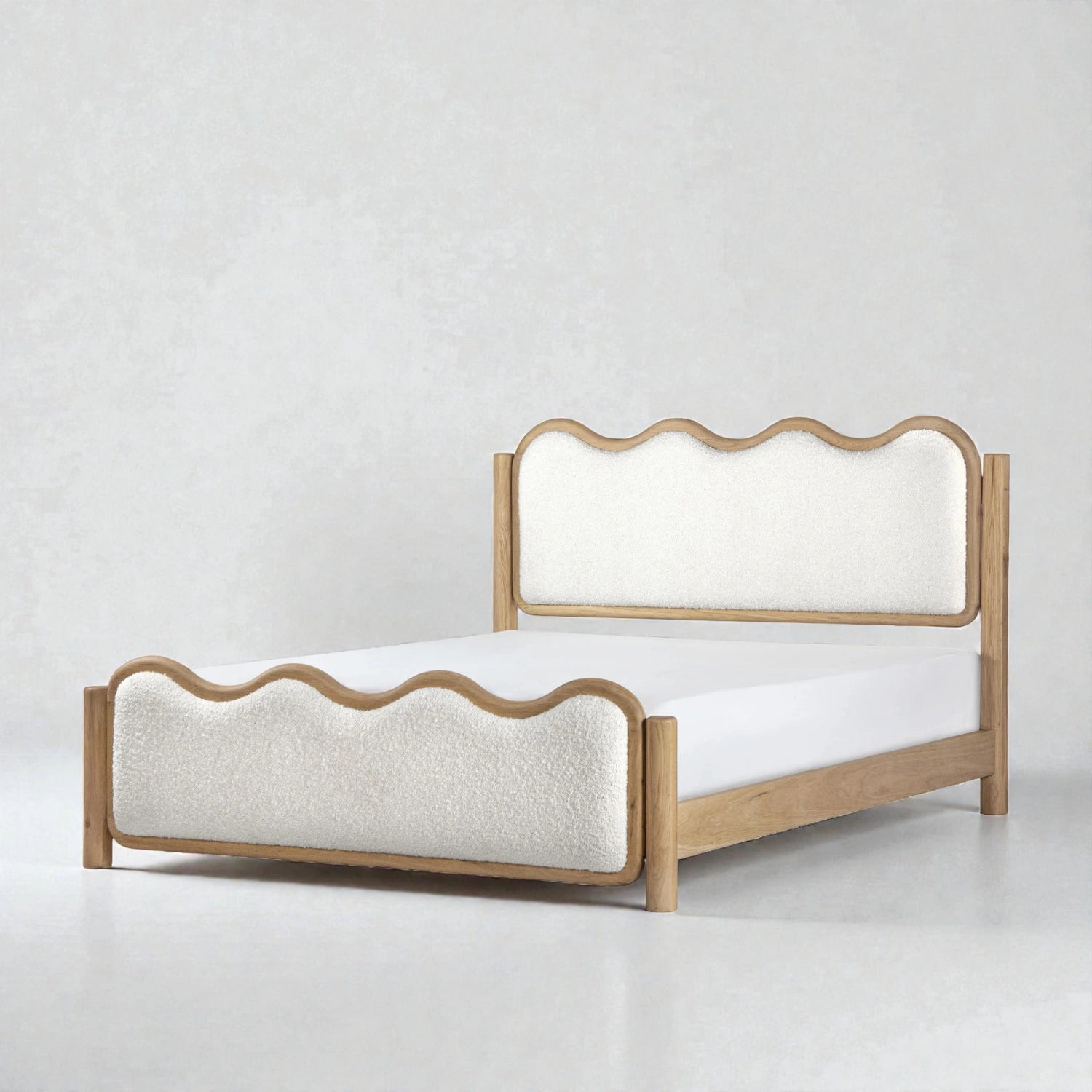 Shinola Solid Oak Wood And Fabric Upholstery