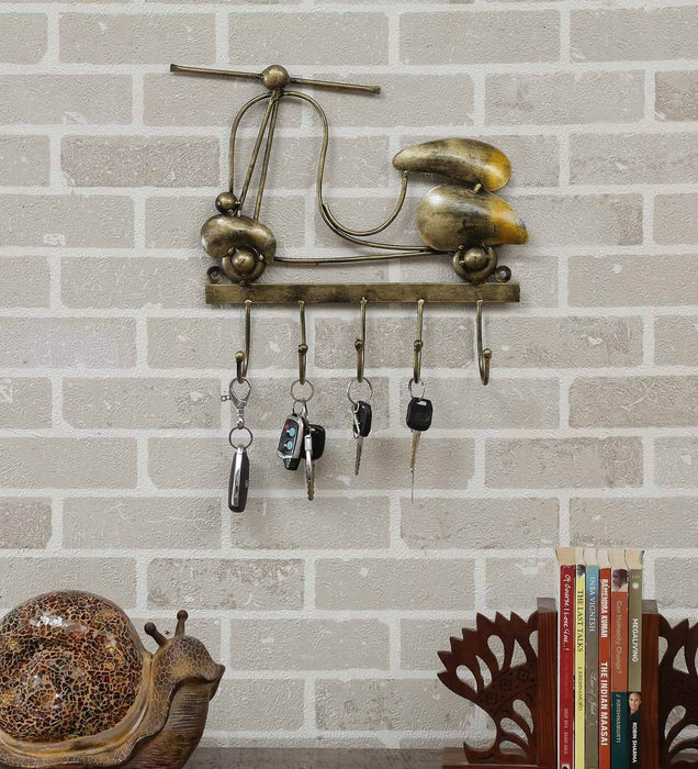 Scooter Wall Hook for Key Ring & Stylish Key Holder for Wall Decor