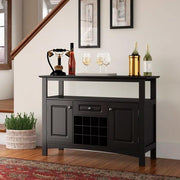 Bottled Up Bar Cabinet In Solid Wood