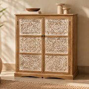 Monova Carved Wooden Cabinet