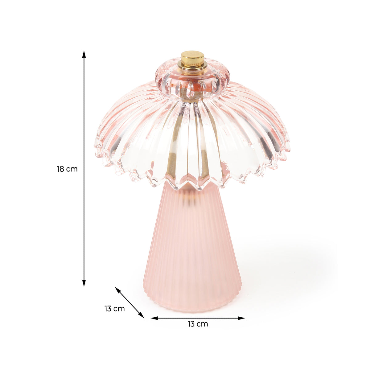 Cressa Crystelle Glass Lamp