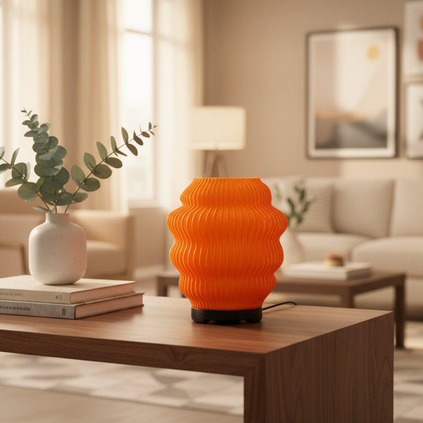 Lava Bloom Table Lamp for Living Room | Designer Night Lamp