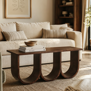 Triple Open Style Coffee Table