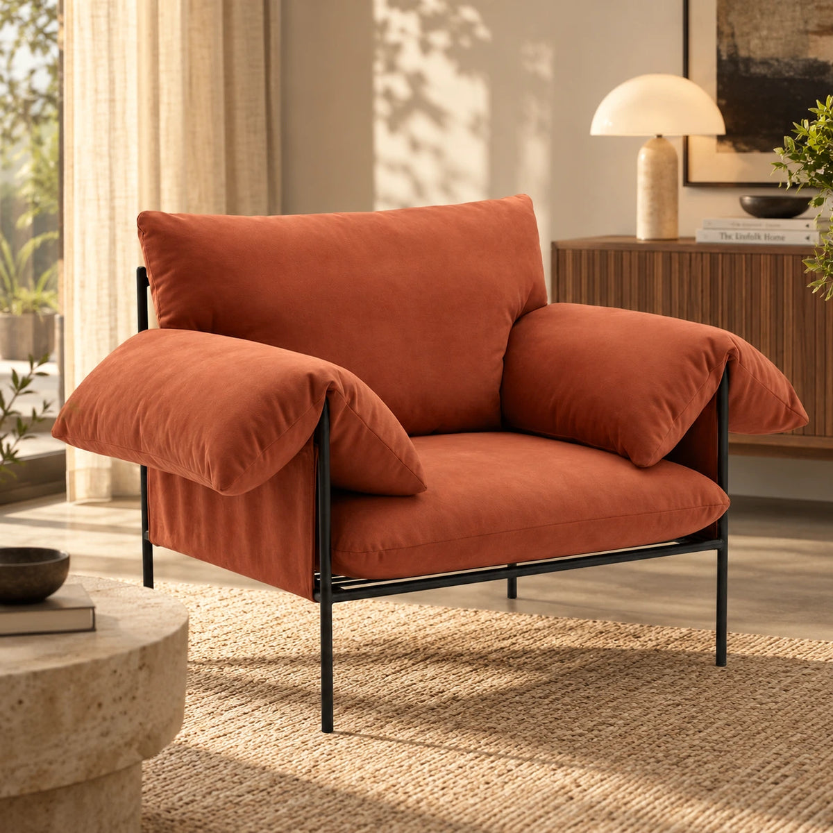 Oyster Juniper Accent Chair