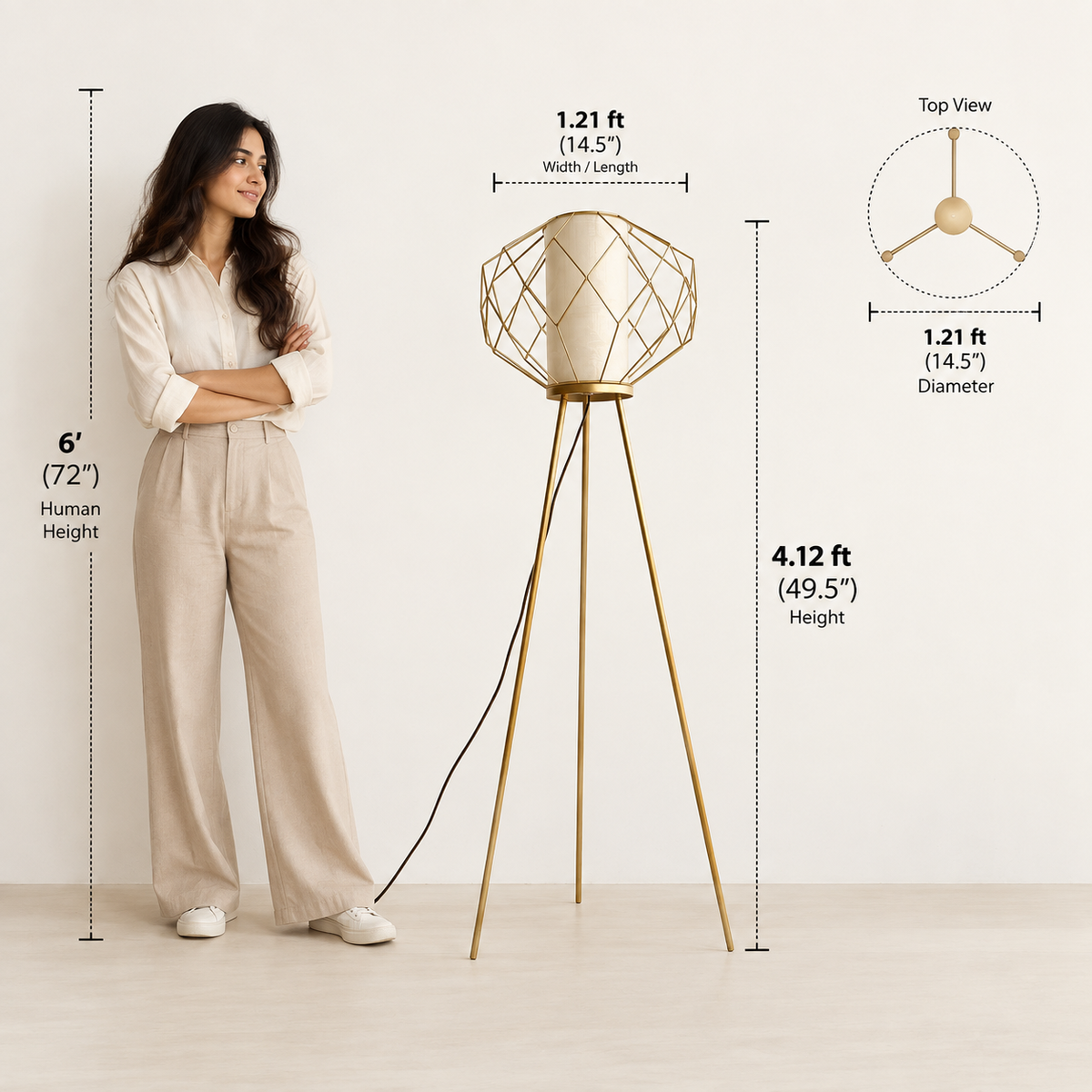 Ori Metal Floor Lamp | Standing Lamp