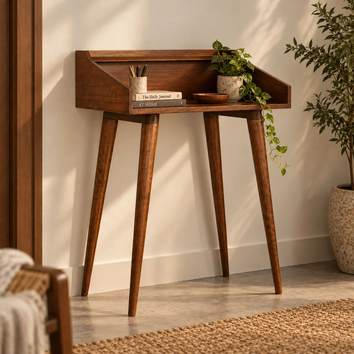 Open Chestnut Writing Desk