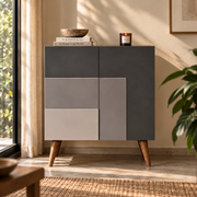 Quebec Grey Cabinet