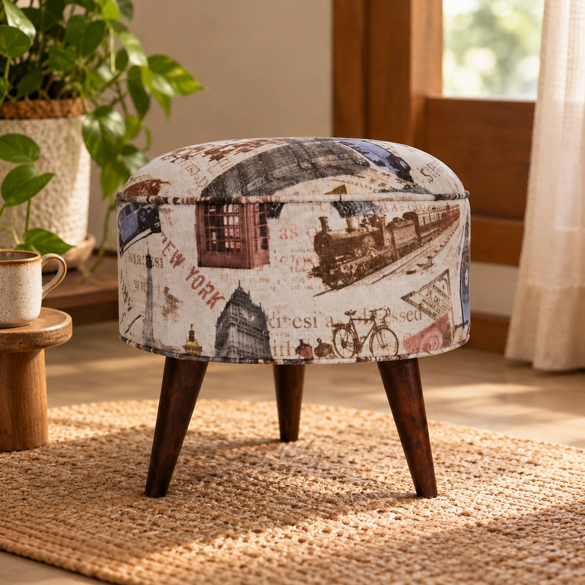 IN1271 – City Print Footstool
