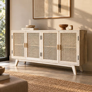 Wooden Sideboard Cabinet For Living Room | Wood Storage Cabinet