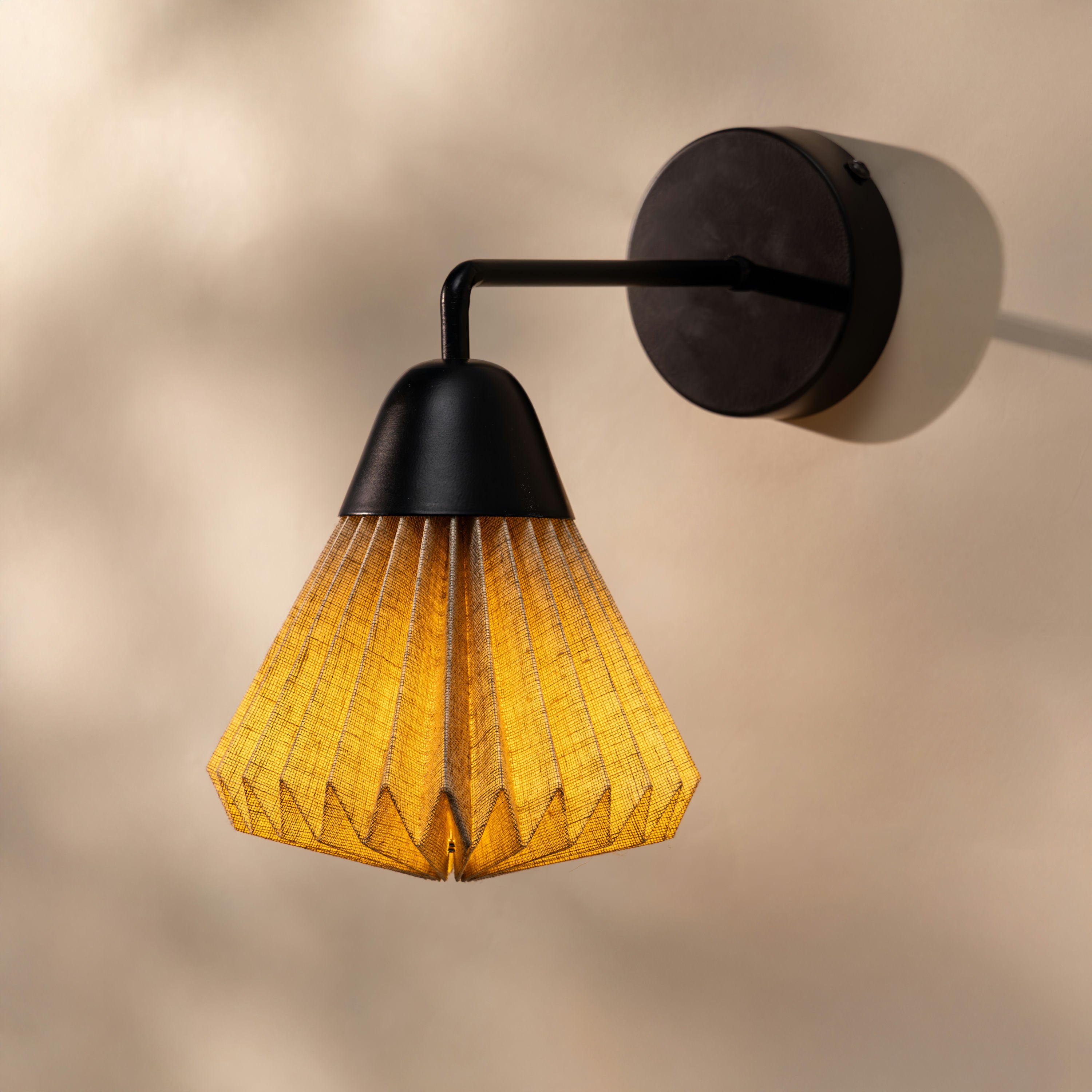 Linen Downlighter - Wall Sconce