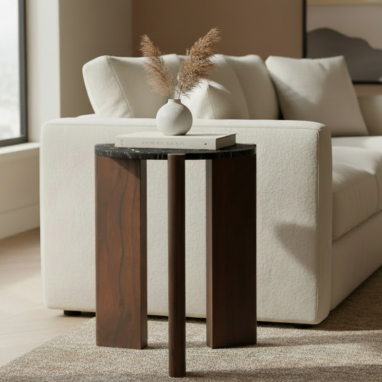 Tri Side Table | Modern Triangular Accent & End Table