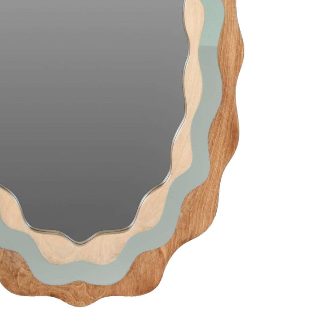 Clover Decorative Wall Mirror | Designer Mirror for Bathroom, Bedroom, Living Room