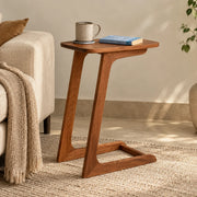 Acko Solid Sheesham Wood End Table | Side Table for Living Room