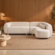 Rivva 2-Piece Wedge Chaise Sectional Sofa