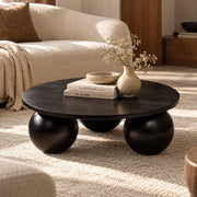 Ala Noir Coffee Table | Mango Wood Tea Table | Wooden Center Table For Living Room