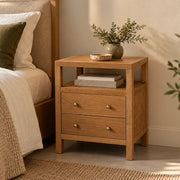 Veylora Ash Wood Bedside