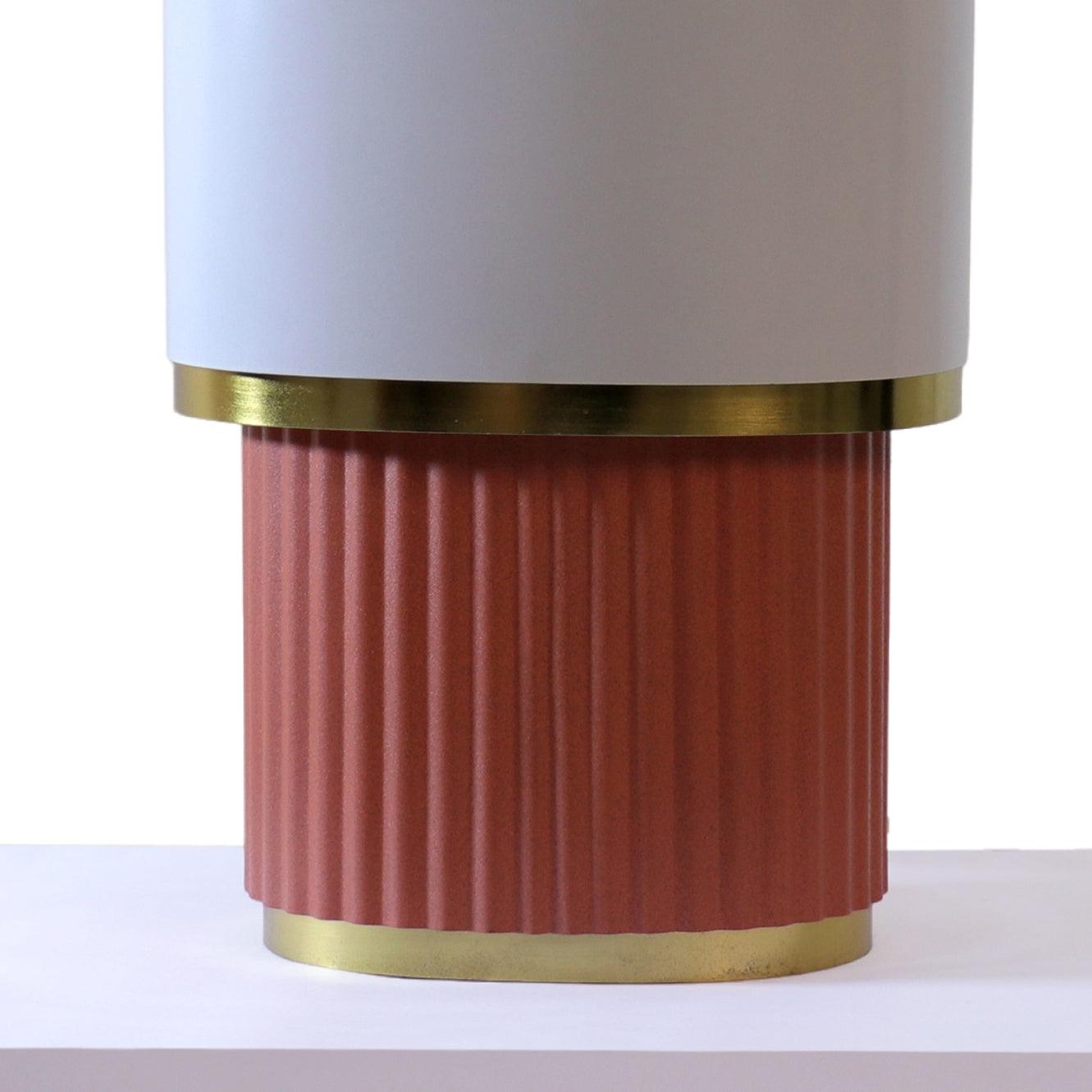 Modern Burgundy Table Lamp for Living Room | Study Lamp