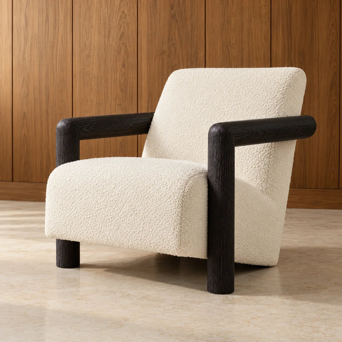 Calisto Solid Ash Wood Arm Chair
