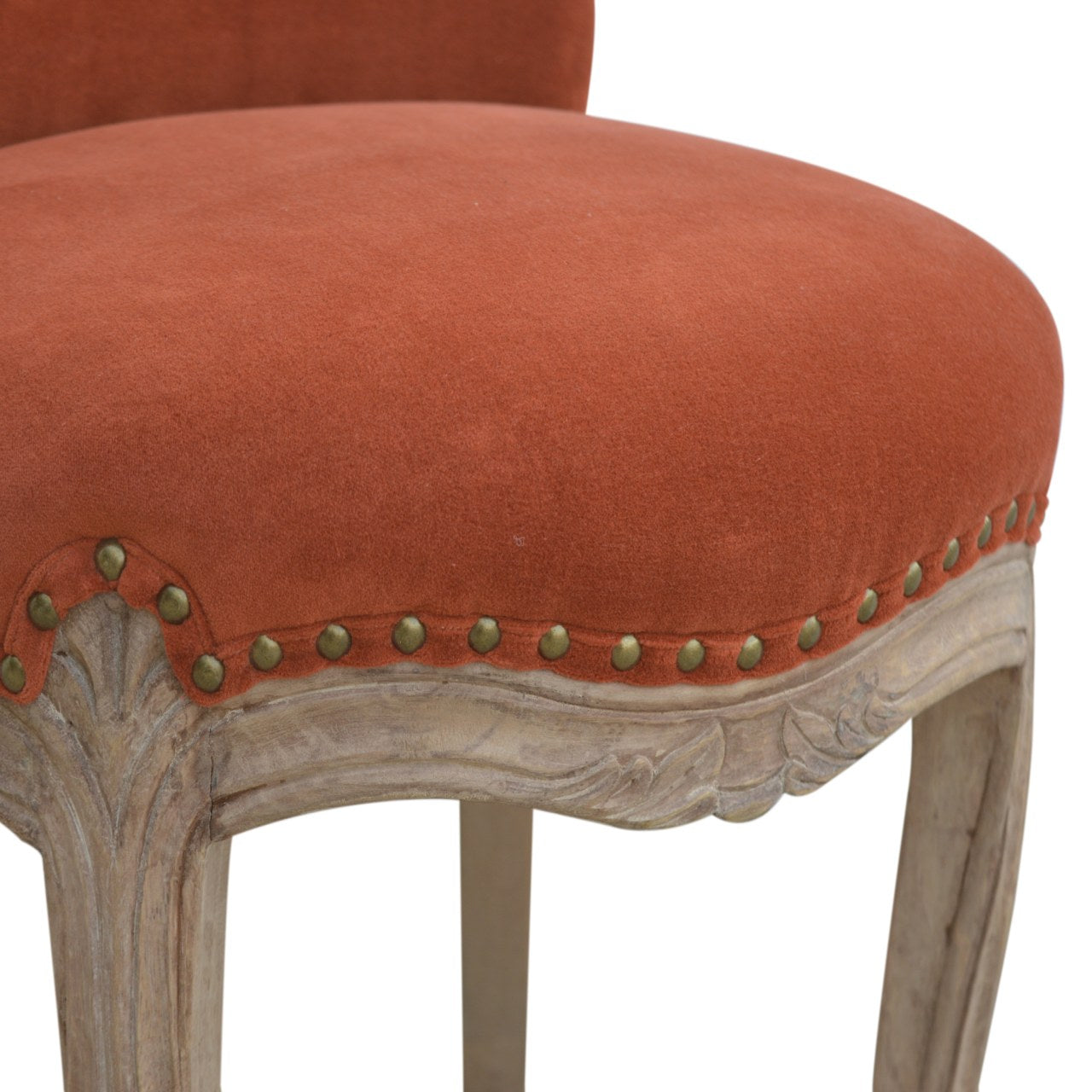 Velvet Studded Chair