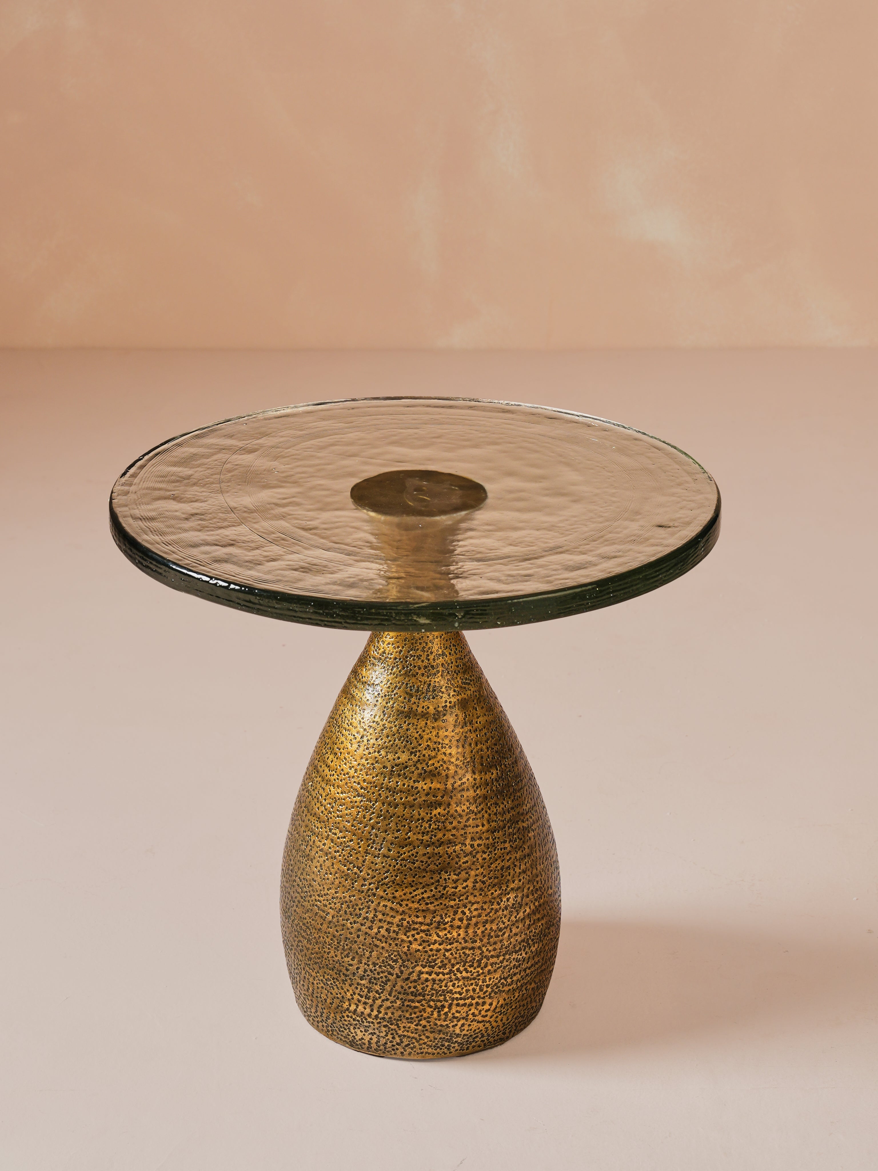 Alba Gold Hammered Table