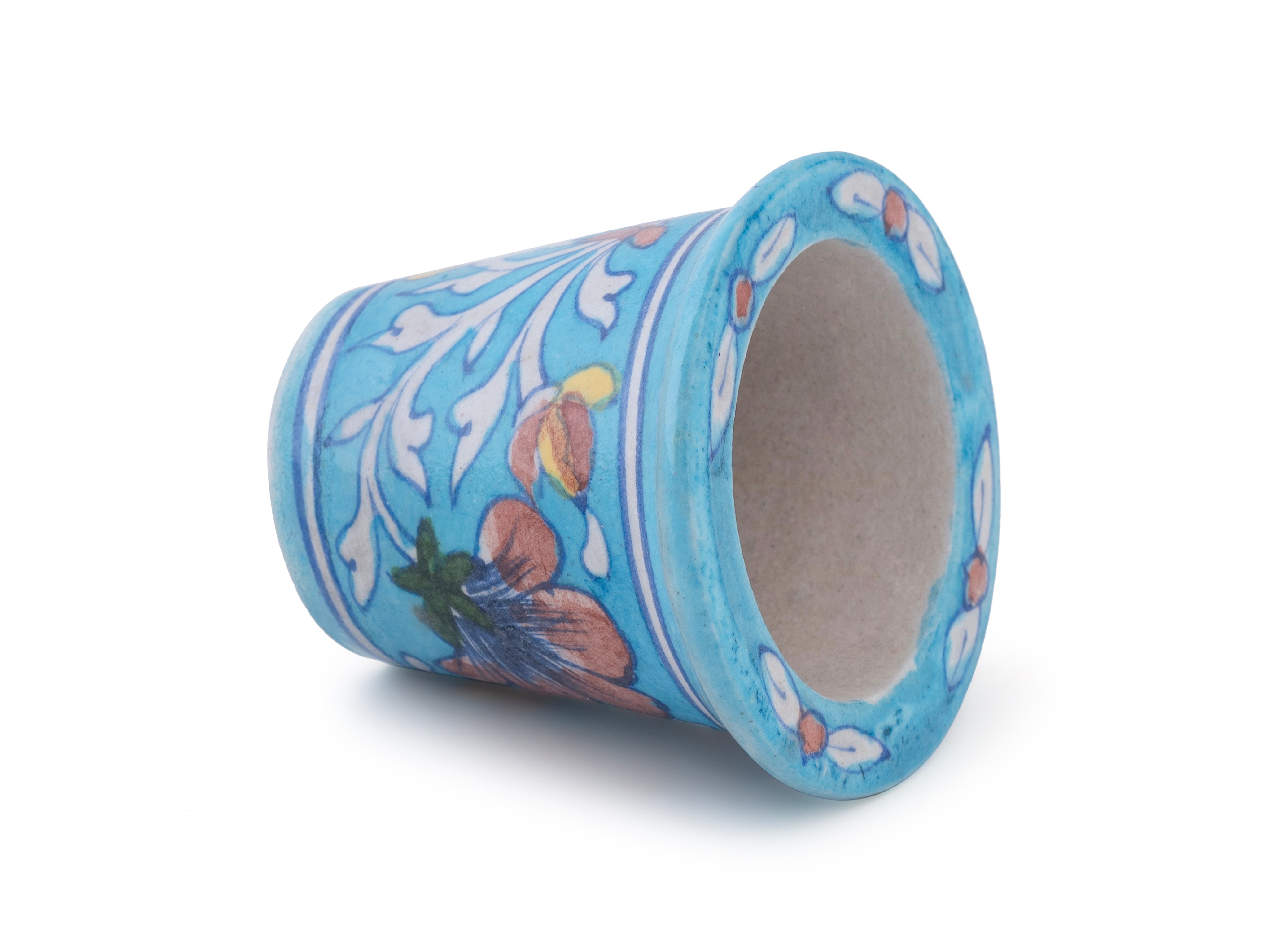 Blue Pottery Planter