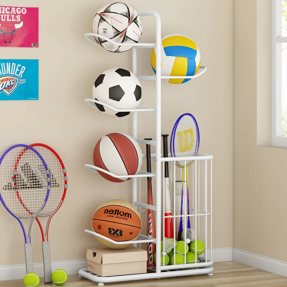 SportsNest Pro Organizer Rack