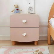 Decorative Charm Bedside Table with 2 Drawers Kids Furniture (Set OF 2)