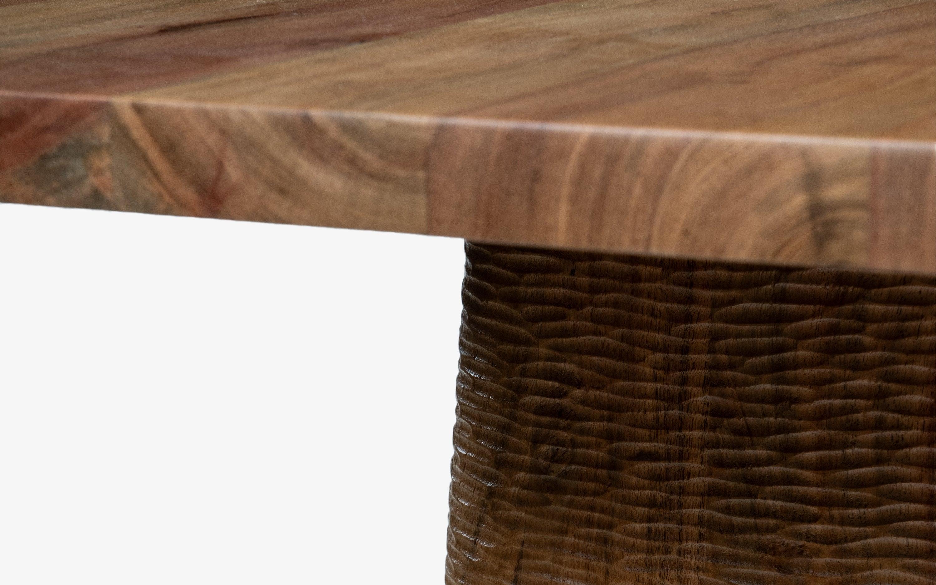 Sculpt Dining Table 6 seater | Acacia Wood