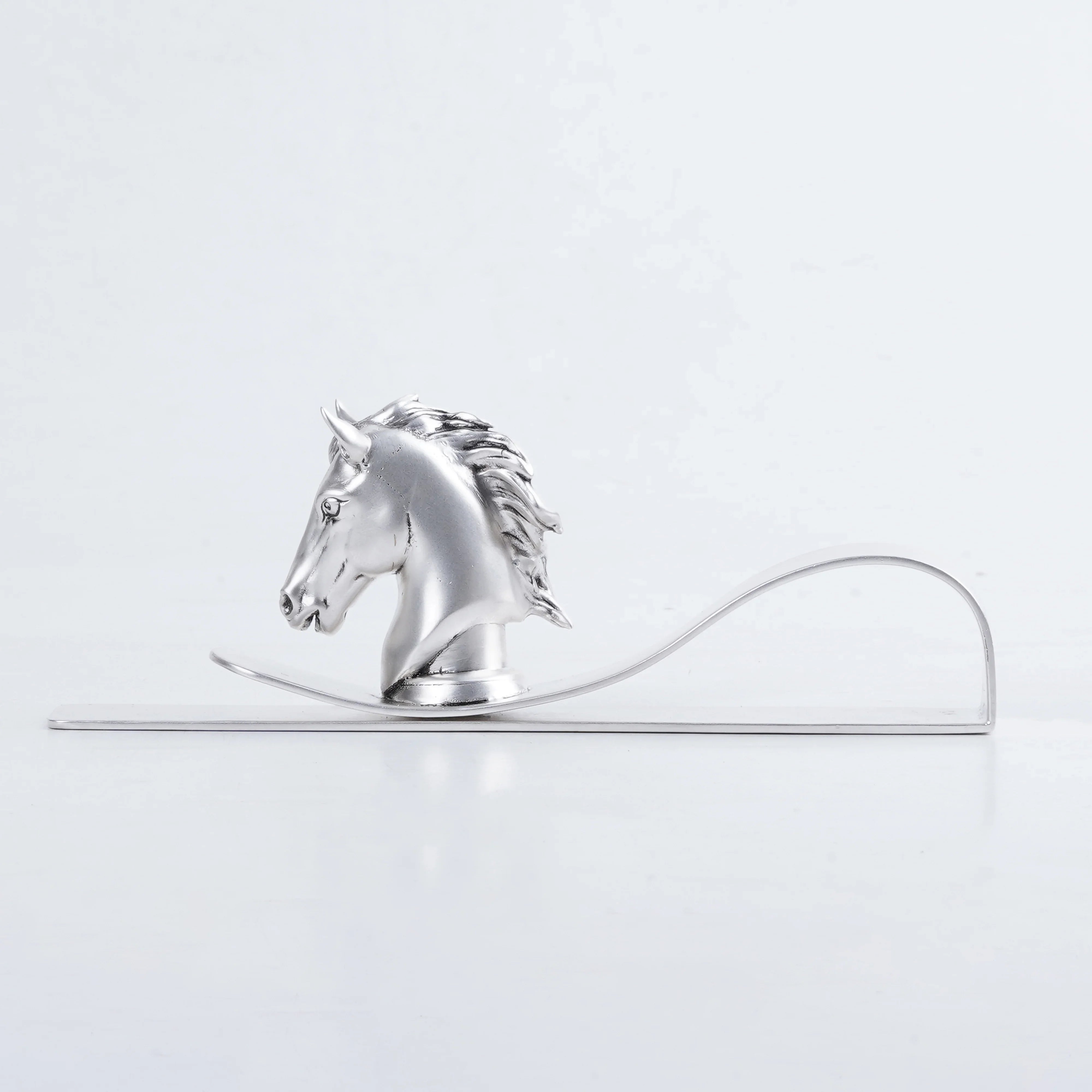Silver Plated Brass Horse Head Paper Clip