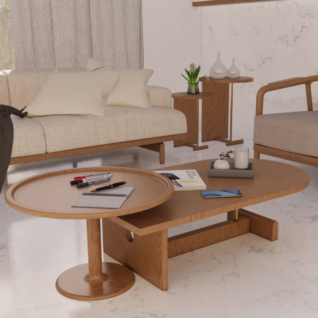 Island Coffee Table | Designer Center Table for Living Room