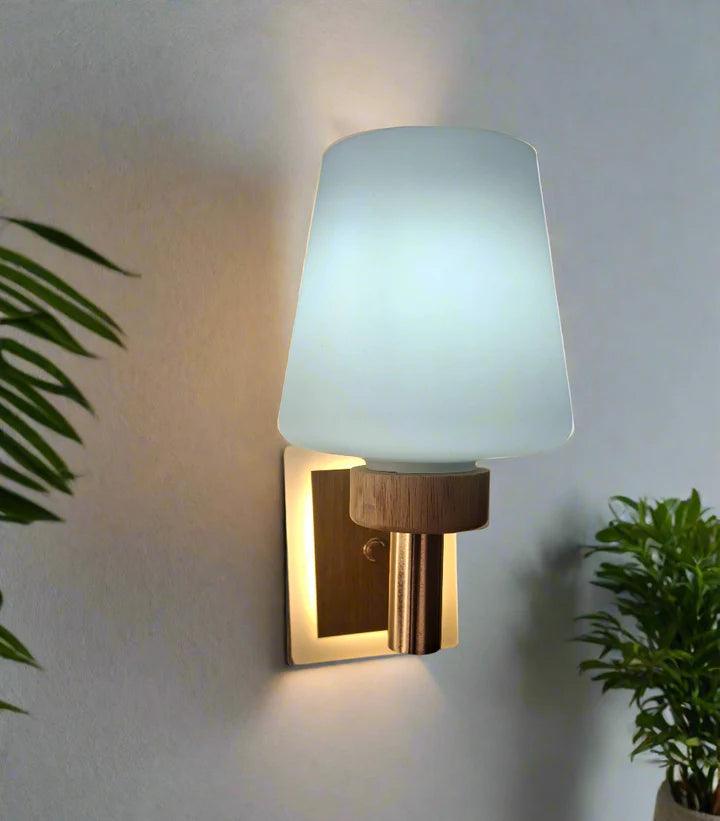 Creative Wood Wall Lantern Modern Simple Wall Light Style 2