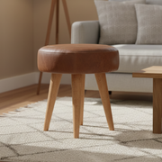 Seagrass Buffalo Footstool