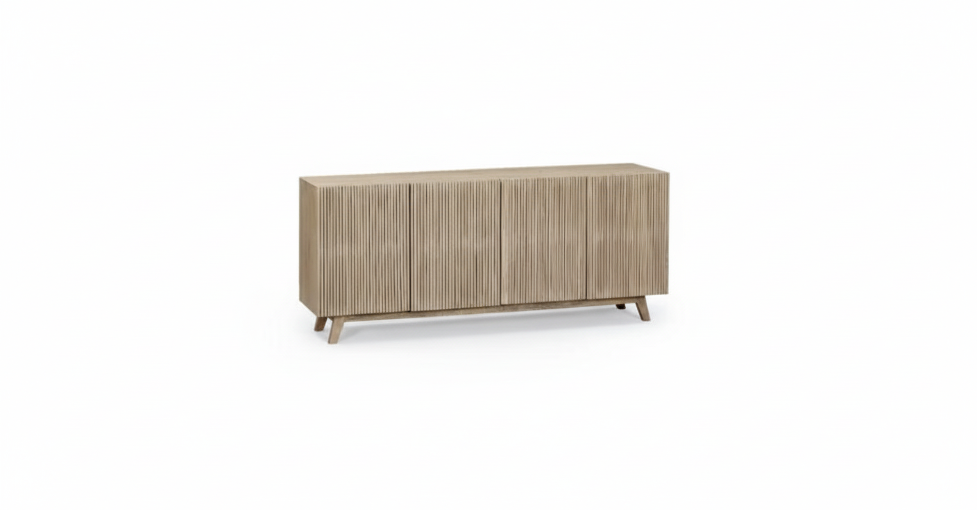 Slatted Credenza  | Mango Wood