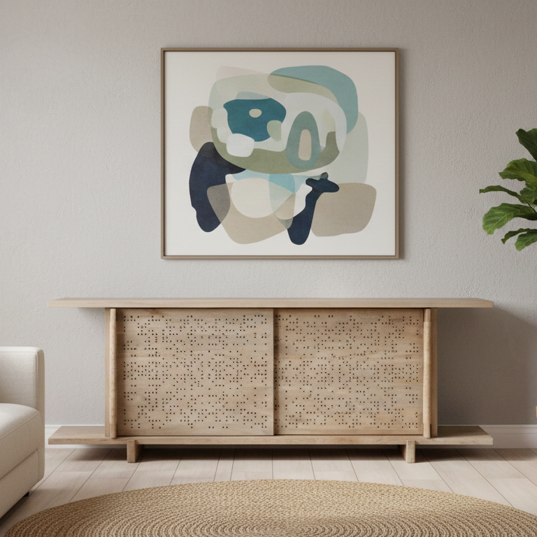 Jacquard Sideboard | Mango Wood