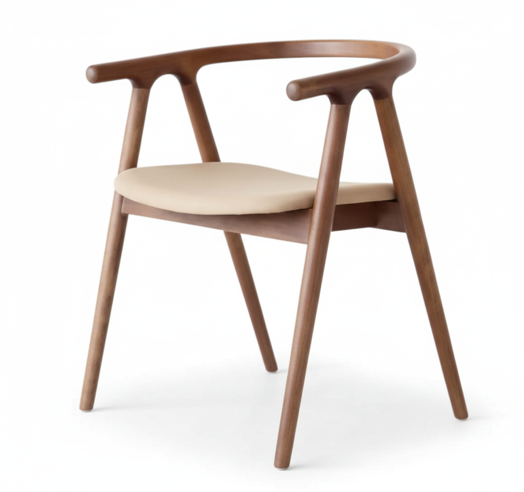 Arco Chair | Mango Wood, Upholstery