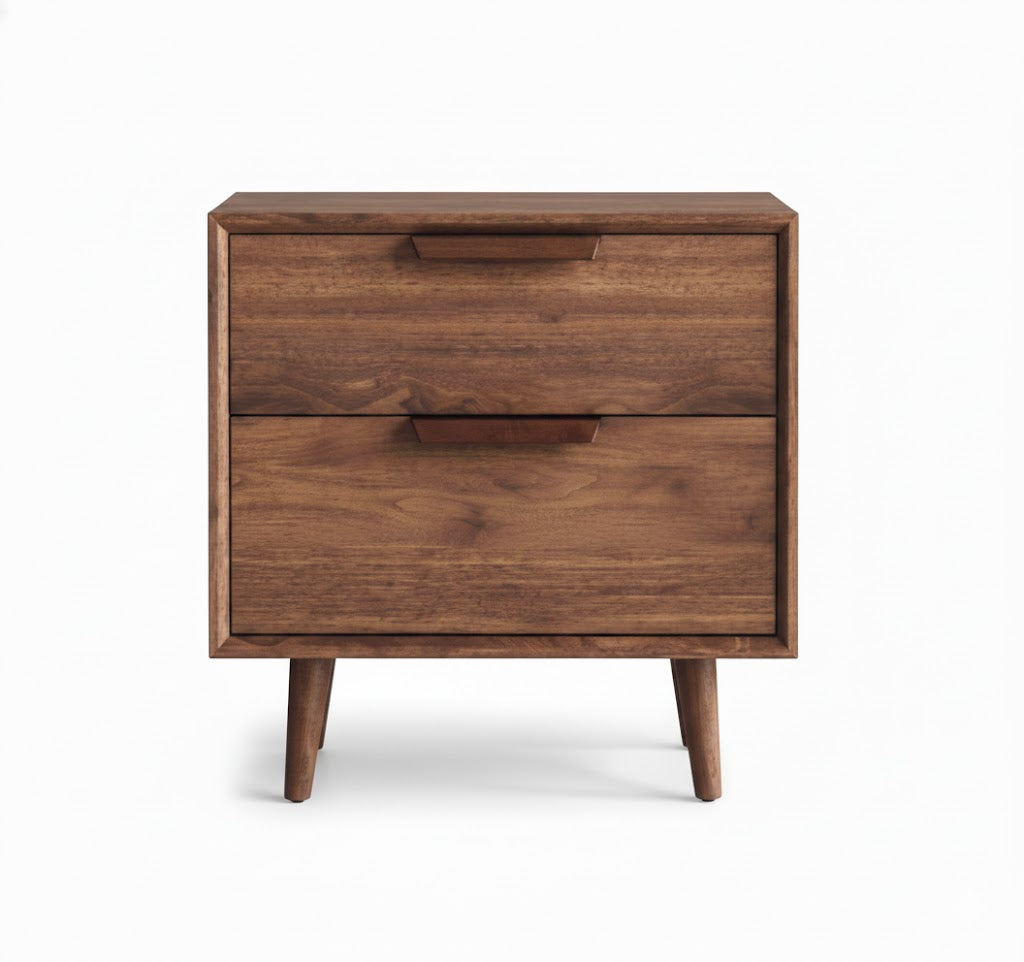 Nordic Nightstand | Acacia Wood, Ply