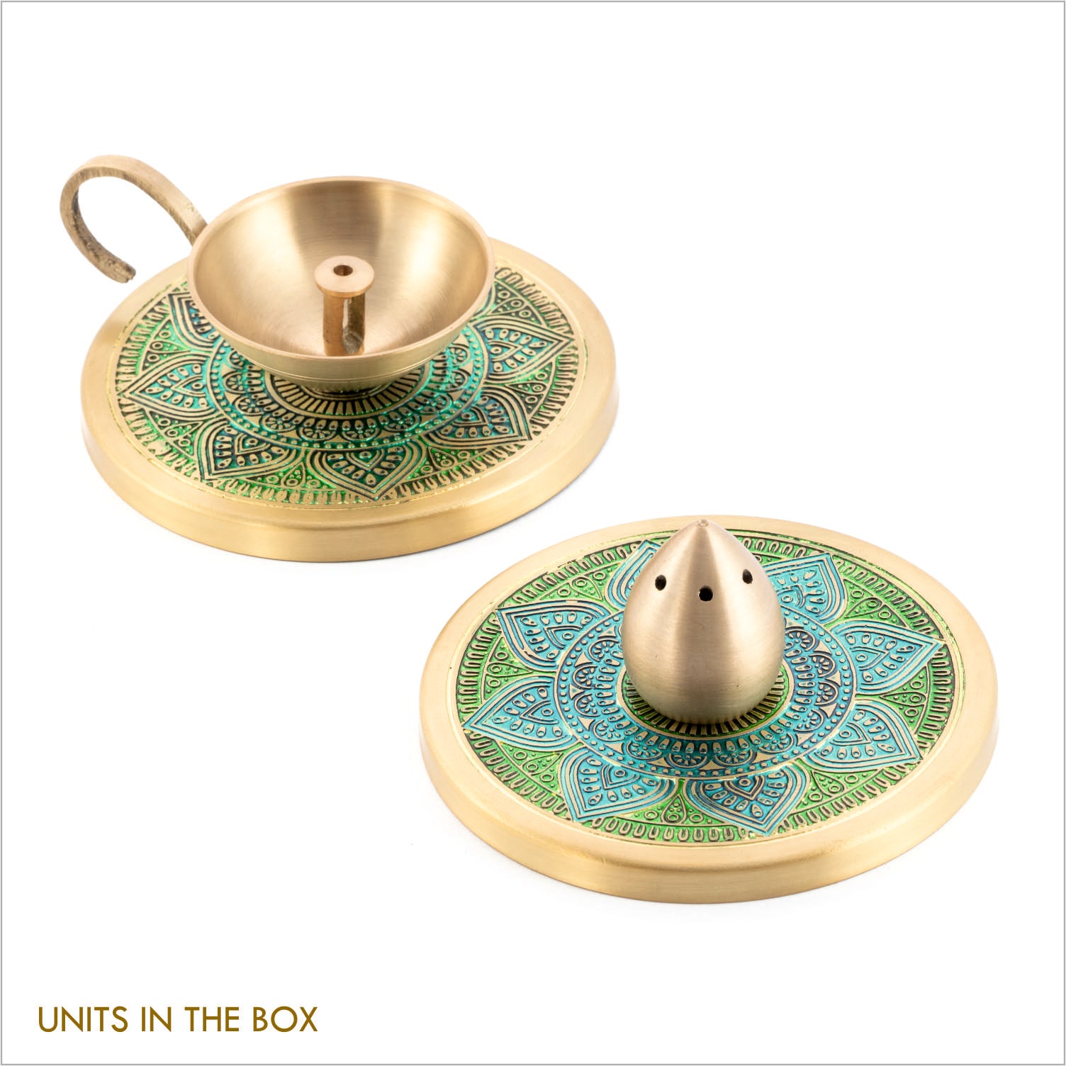 Gift Box : Puri Diya + Incense Holder